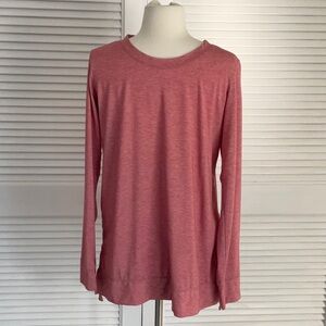 Patagonia Red Long Sleeve Relaxed Fit Tee